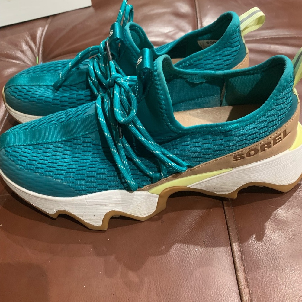 Sorel Women's Kinetic Impact Lace Sneaker Turquoise